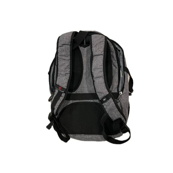Bruno Cavalli Padded Computer Gray Black Backpack - Picture 2 of 5